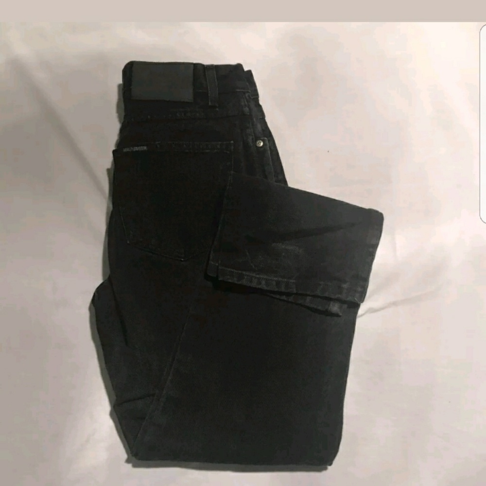Womens Harley Davidson Black Jean Size 8